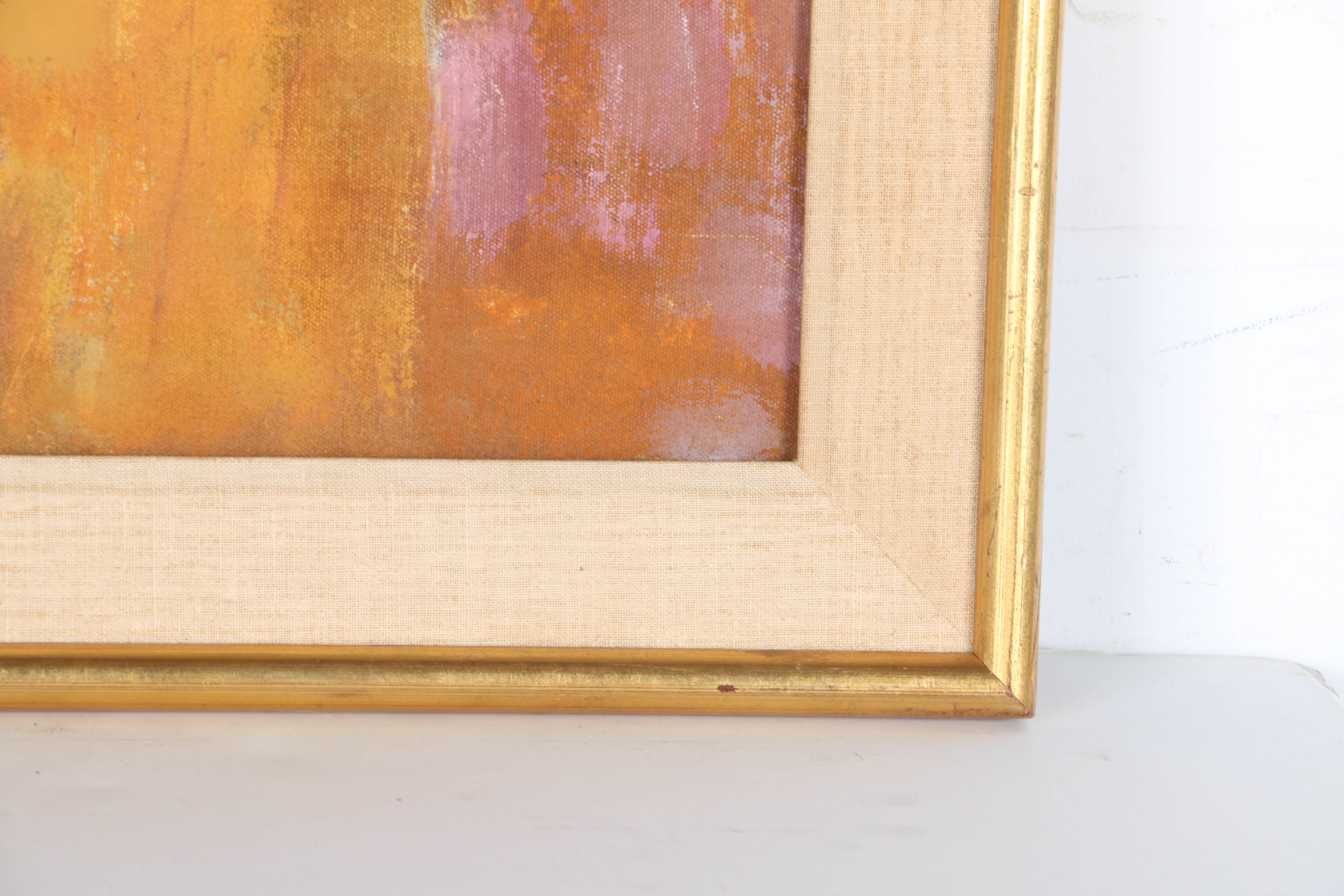 Marjorie Deo Mixed Media Painting on Canvas "Tomb Painting - Egypt"