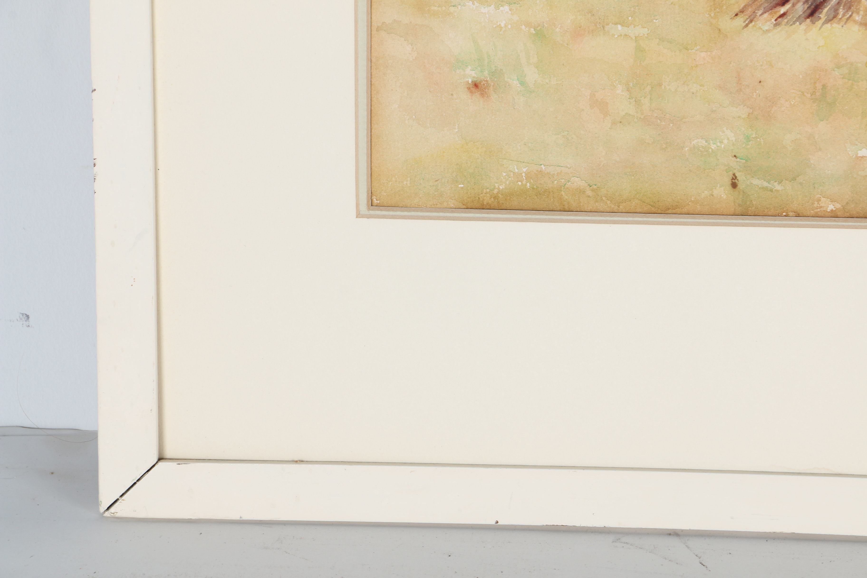 Anna P. Oviatt Watercolor on Paper of Landscape