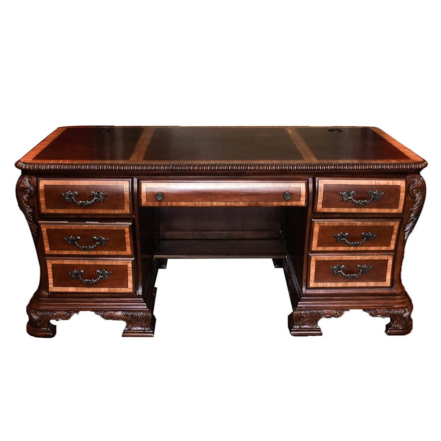 Cherry Writing Desk from the Seville Collection by Havertys
