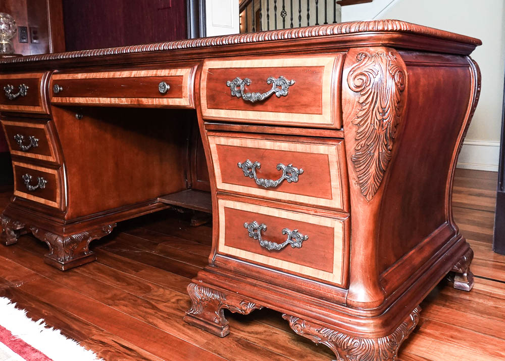 Cherry Writing Desk from the Seville Collection by Havertys