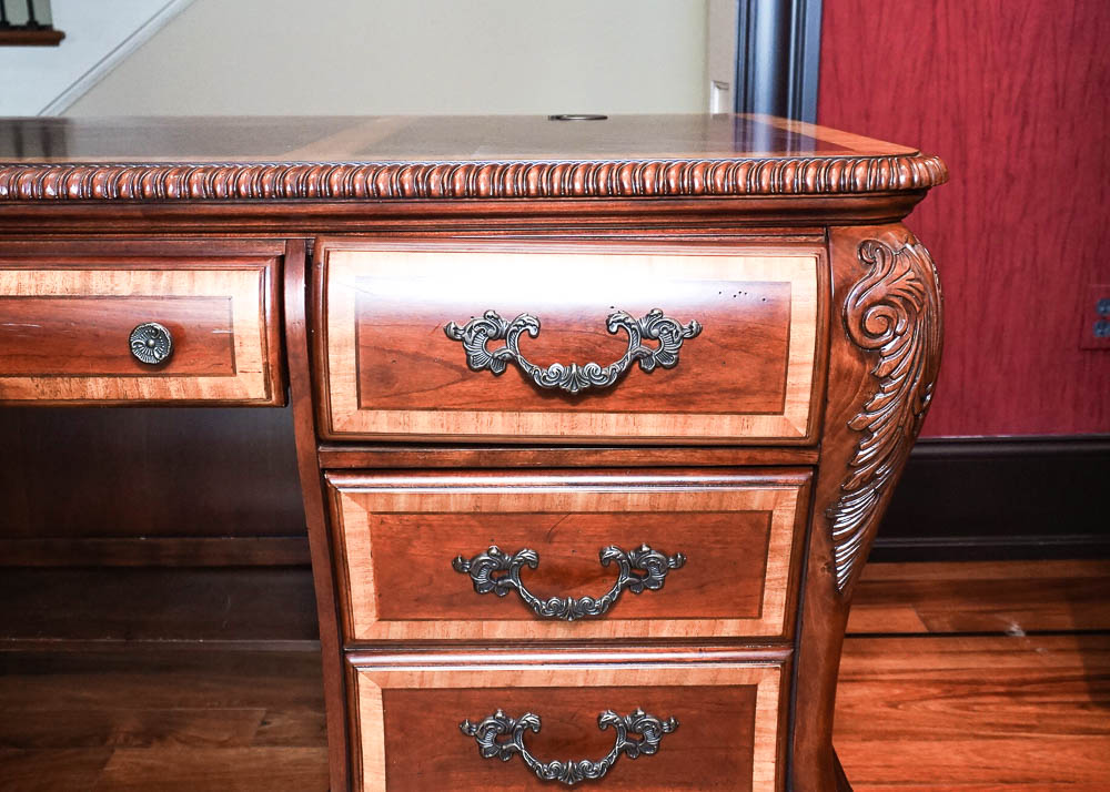 Cherry Writing Desk from the Seville Collection by Havertys