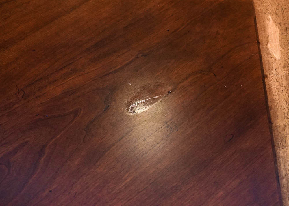 Cherry Writing Desk from the Seville Collection by Havertys