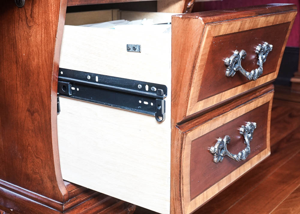 Cherry Writing Desk from the Seville Collection by Havertys