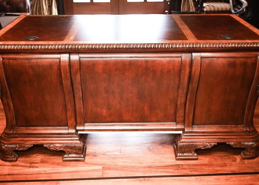 Cherry Writing Desk from the Seville Collection by Havertys