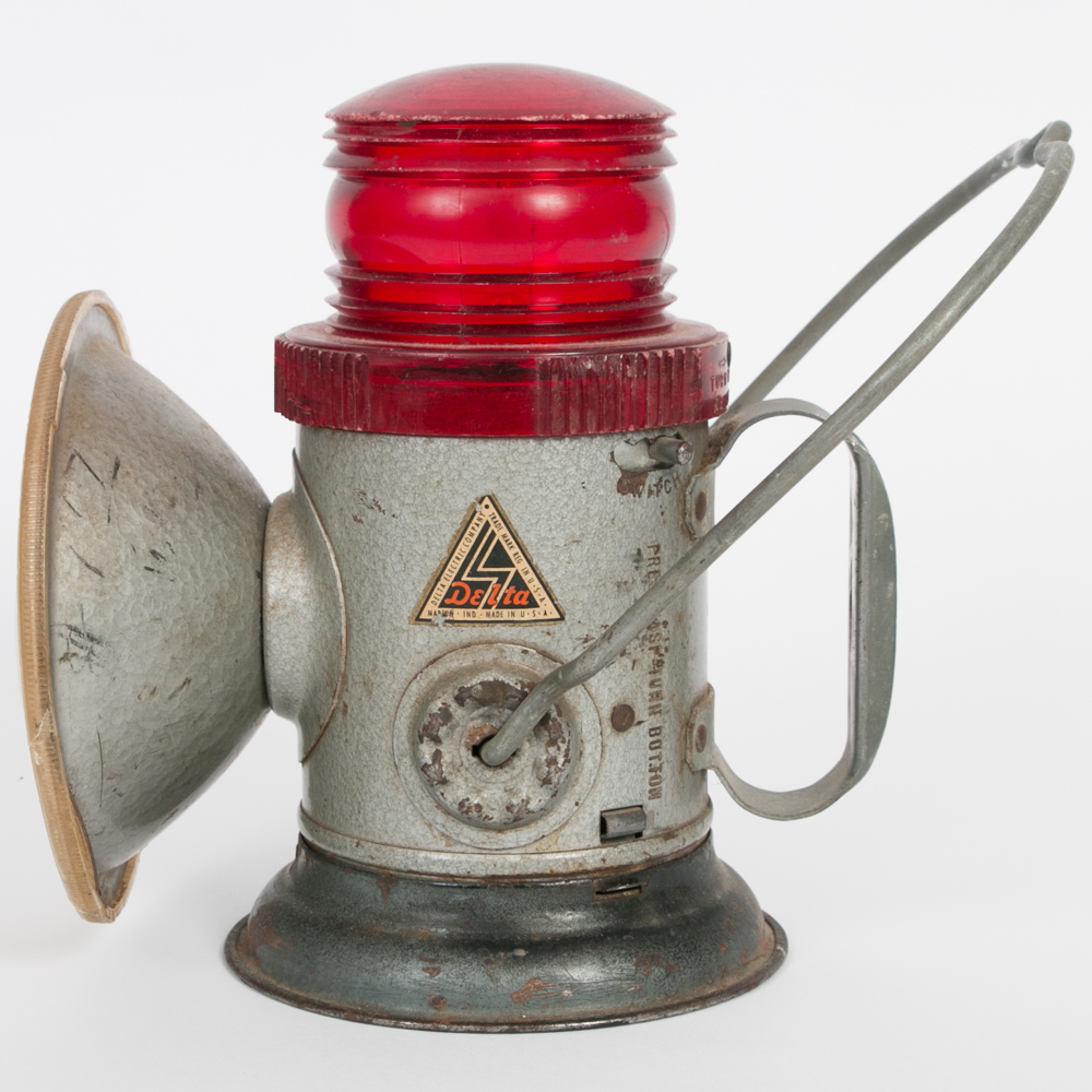 Vintage Delta Electric Tin Lantern