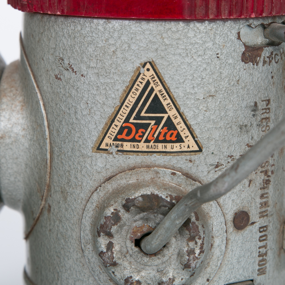 Vintage Delta Electric Tin Lantern