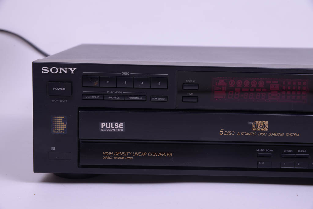 Sony Turntable, Hi-Fi Receiver, 5-Disc CD Player and Speakers