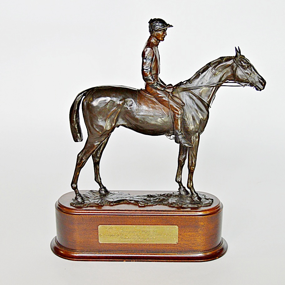 Edwina Emery Equestrian Bronze Titled "Iroquois"