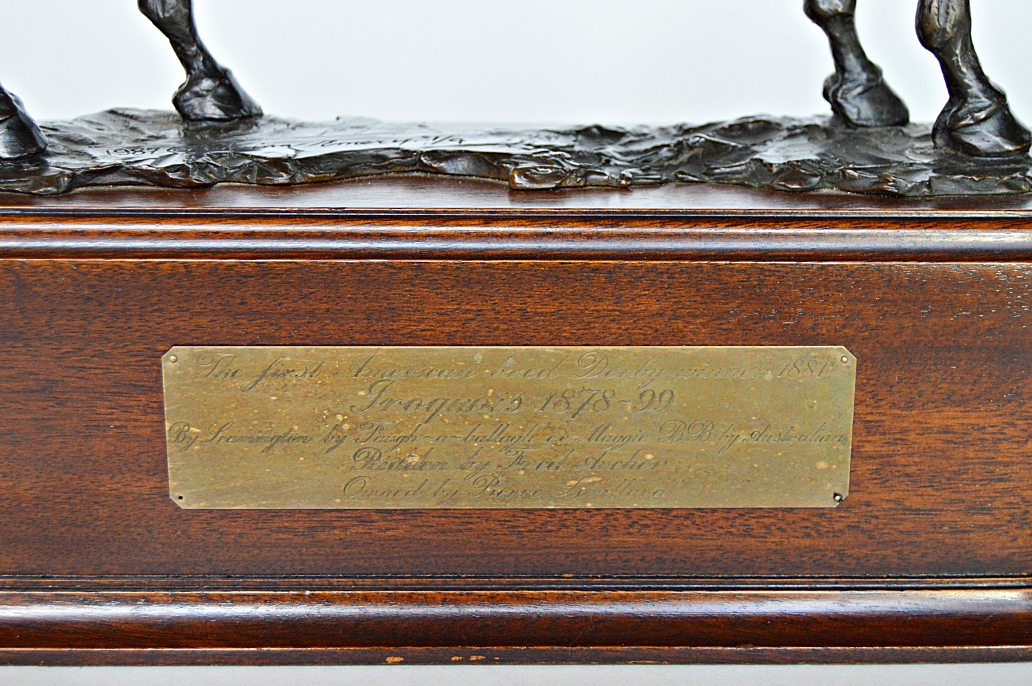 Edwina Emery Equestrian Bronze Titled "Iroquois"