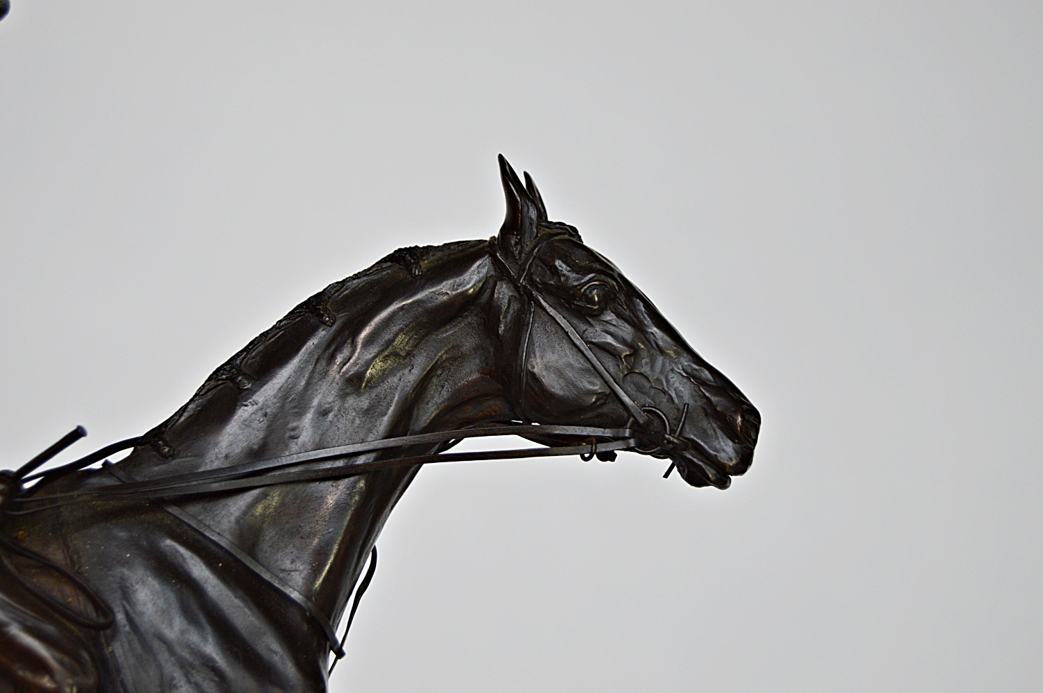 Edwina Emery Equestrian Bronze Titled "Iroquois"