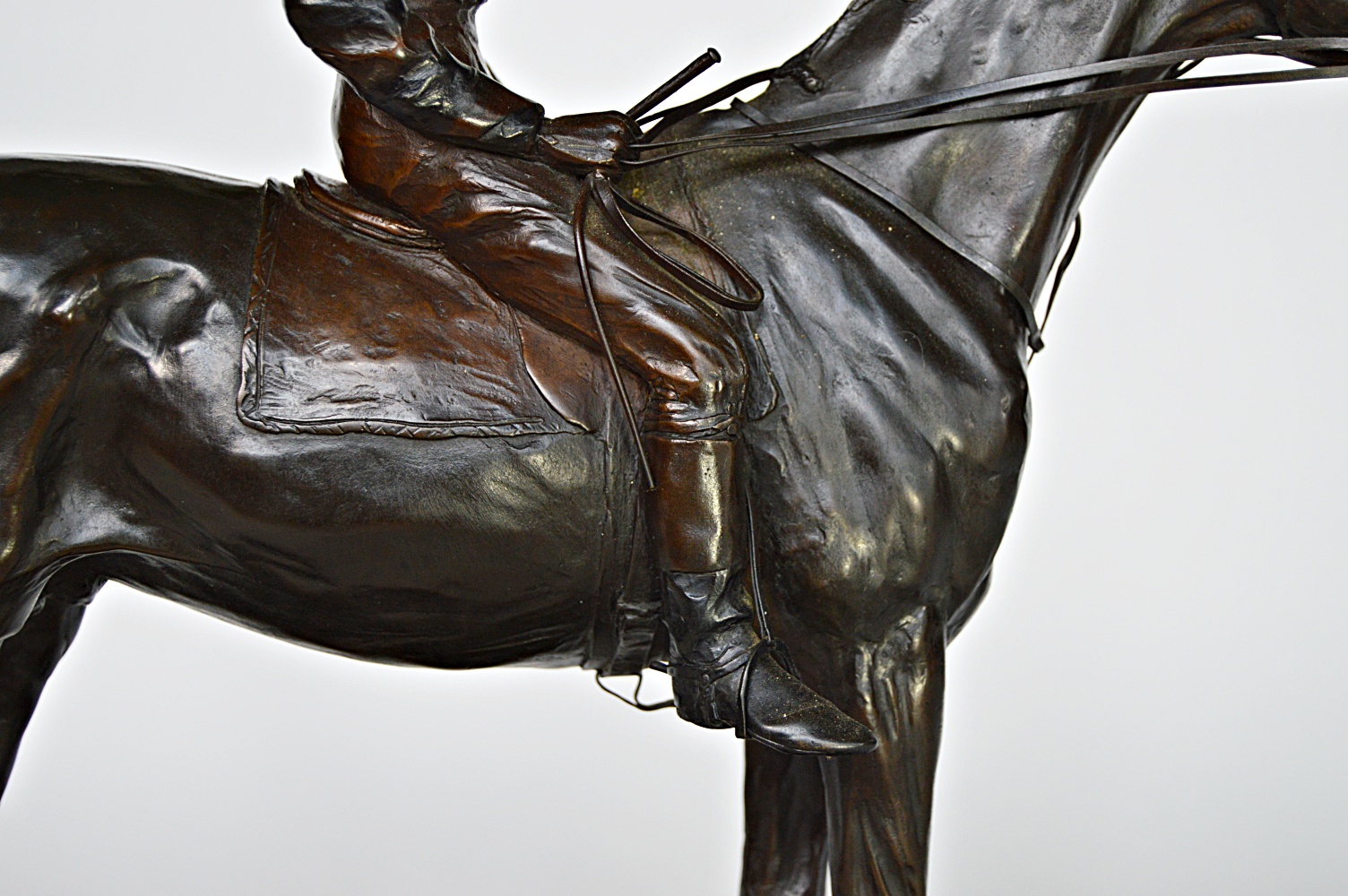 Edwina Emery Equestrian Bronze Titled "Iroquois"