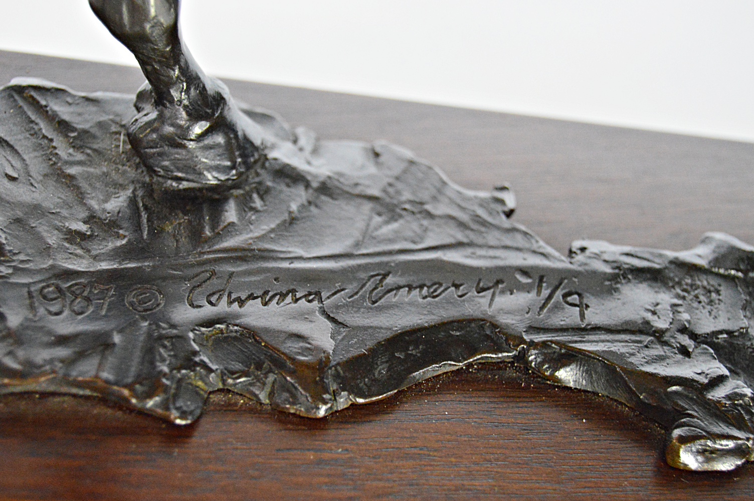 Edwina Emery Equestrian Bronze Titled "Iroquois"