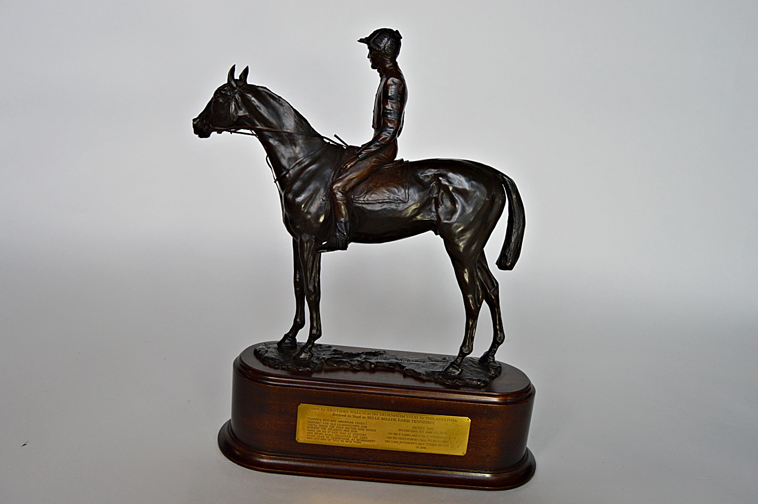 Edwina Emery Equestrian Bronze Titled "Iroquois"