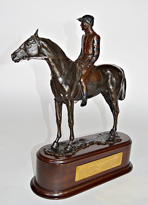 Edwina Emery Equestrian Bronze Titled "Iroquois"