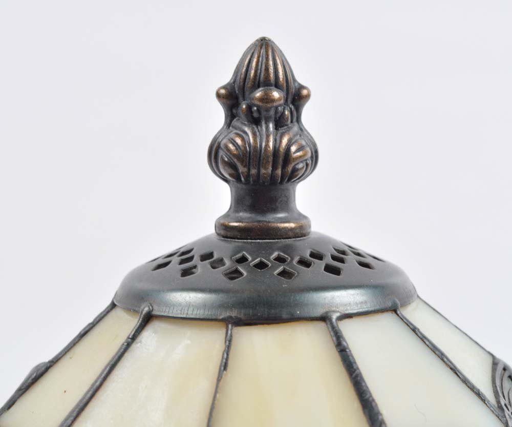 Small Tiffany Style Hummingbird Lamp