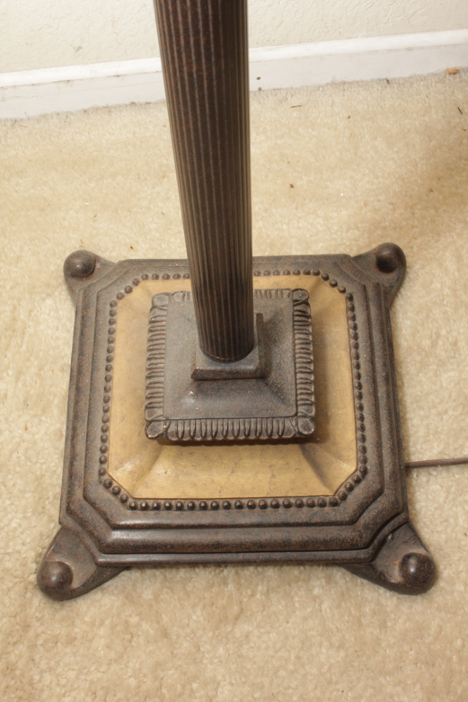 Modern Floor Lamp with Antique Finish