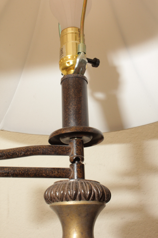 Modern Floor Lamp with Antique Finish