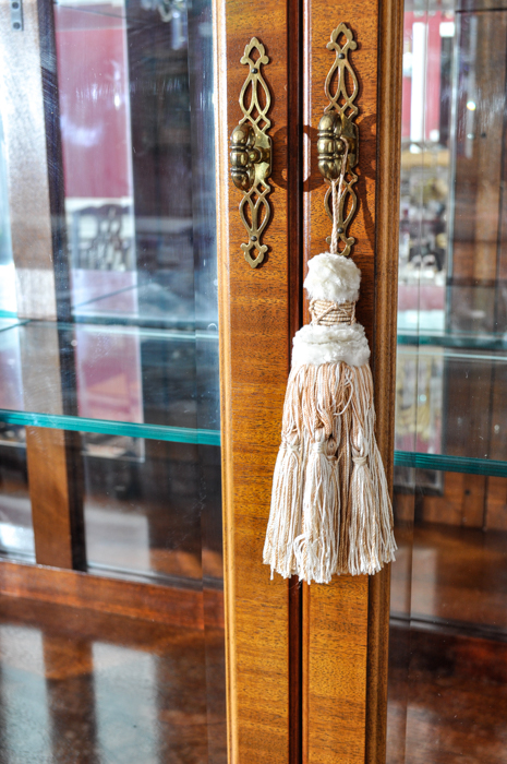 Circa 1980s "Stoneleigh" China Cabinet by Stanley Furniture