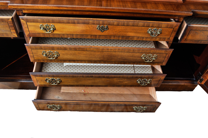 Circa 1980s "Stoneleigh" China Cabinet by Stanley Furniture