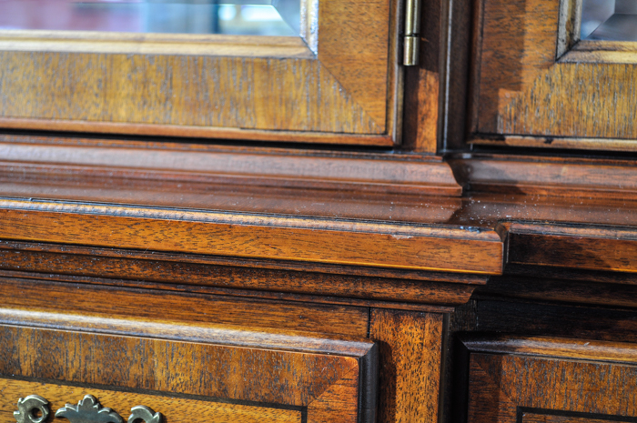 Circa 1980s "Stoneleigh" China Cabinet by Stanley Furniture