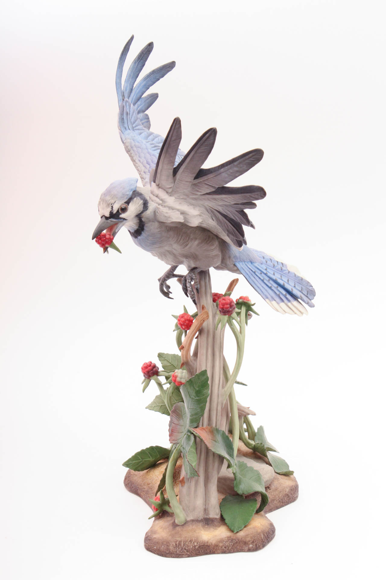Boehm Limited Edition Bisque Porcelain Bird "Blue Jay"