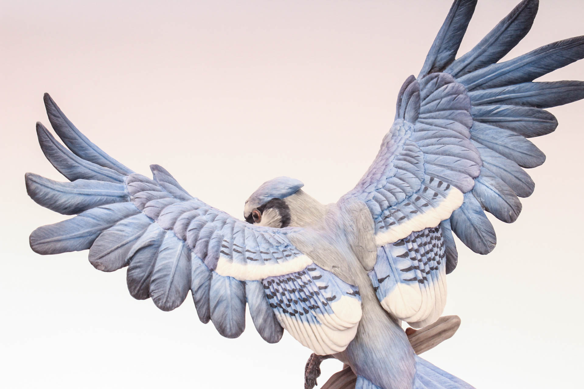 Boehm Limited Edition Bisque Porcelain Bird "Blue Jay"