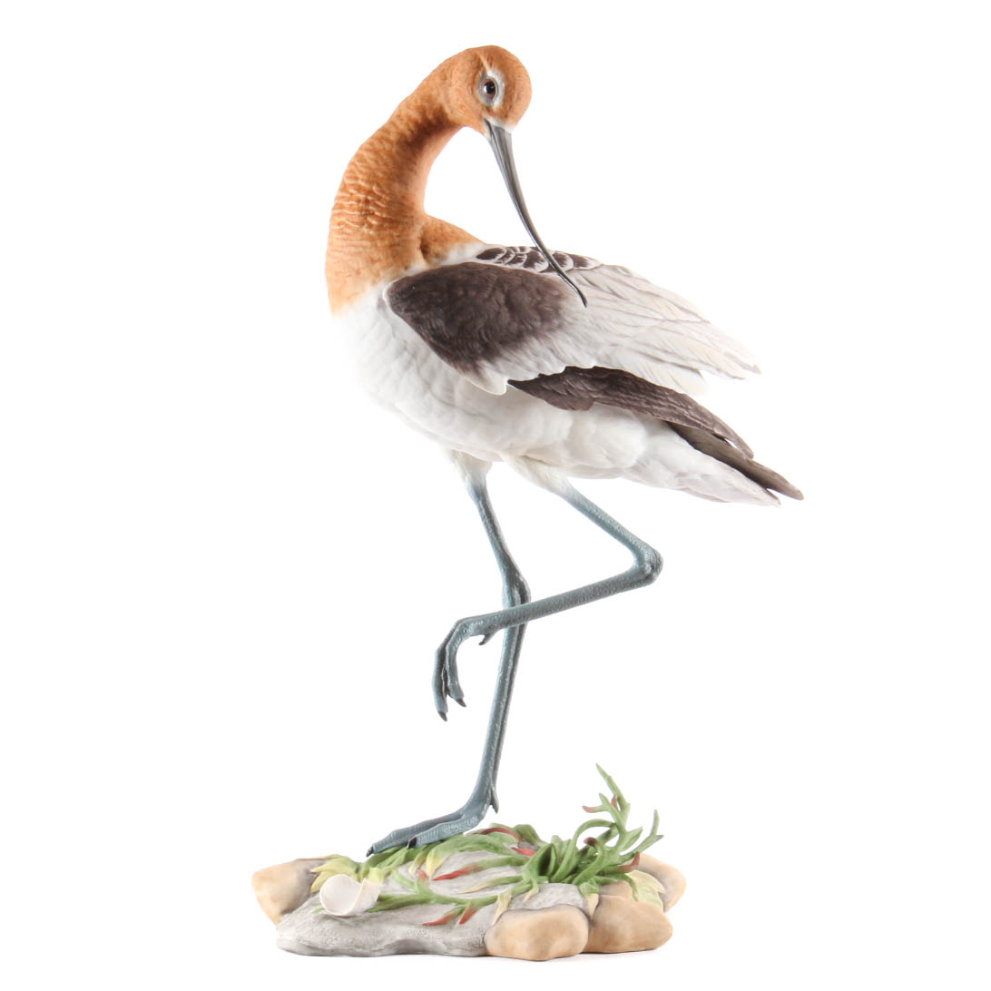 Numbered Boehm "American Avocet" Porcelain Figurine