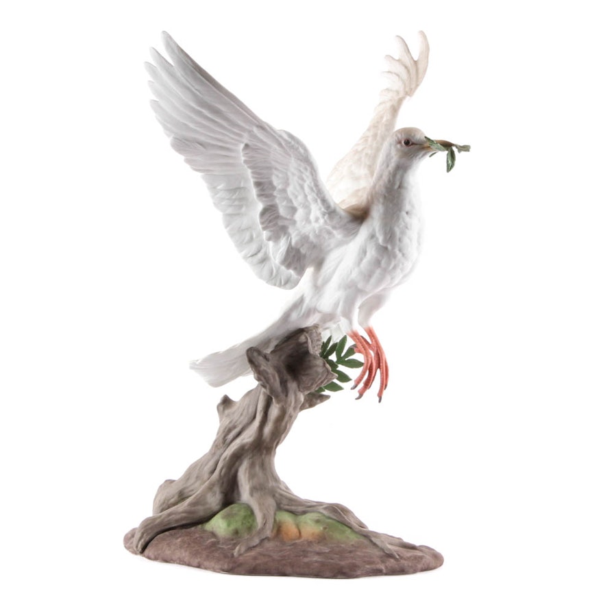 Limited Edition Boehm "Dove of Peace" Porcelain Figurine