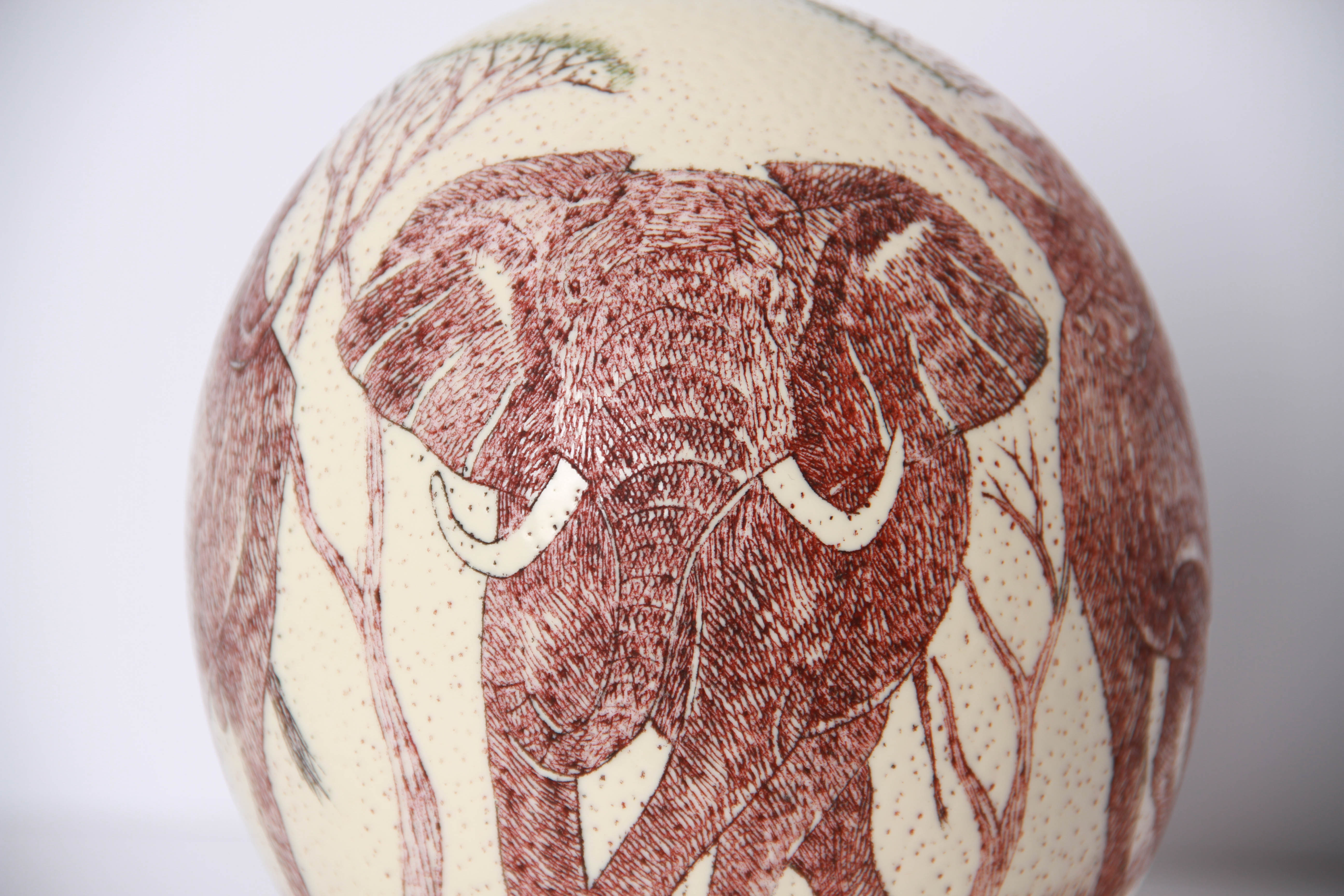 Ostrich Egg with Stand