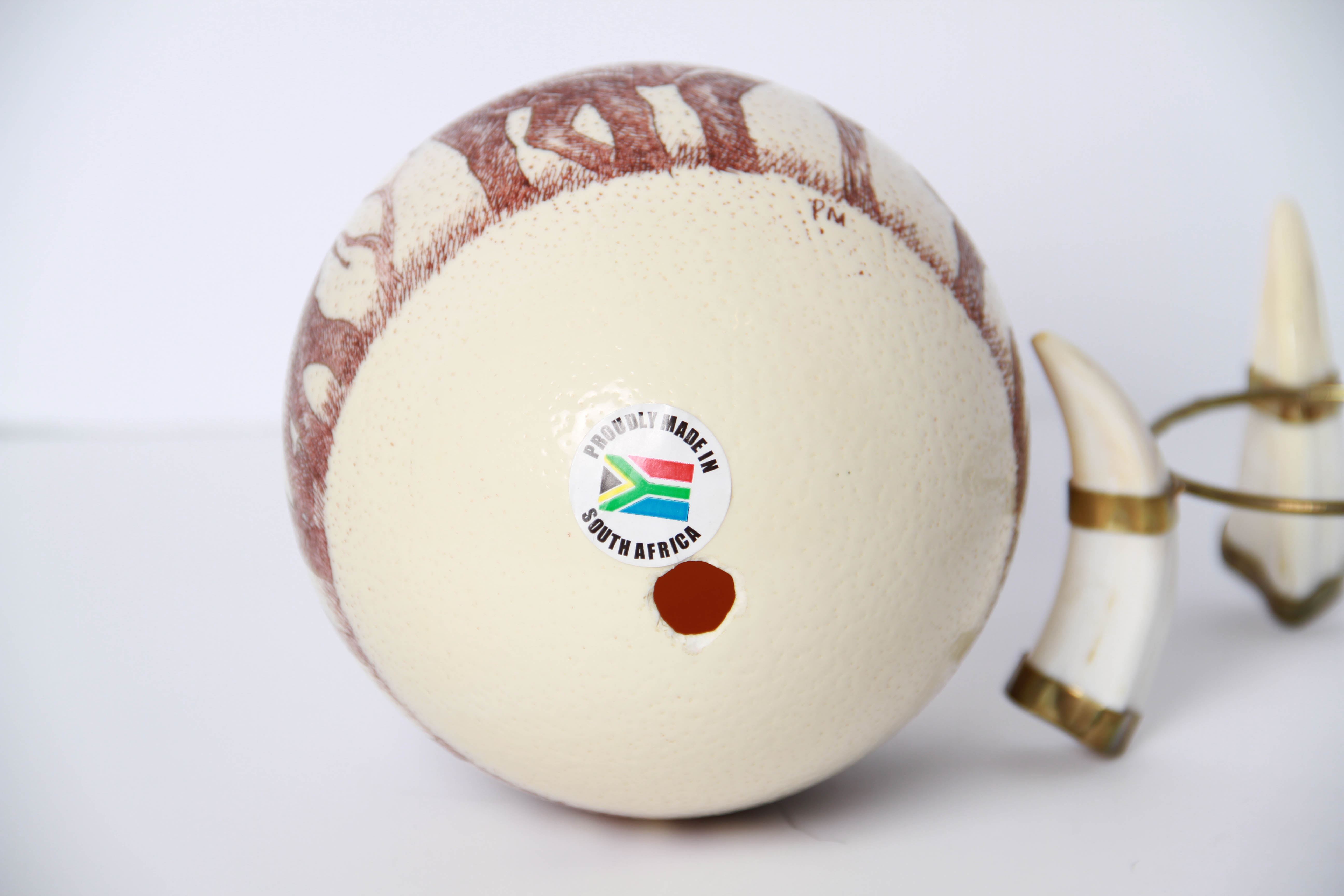 Ostrich Egg with Stand