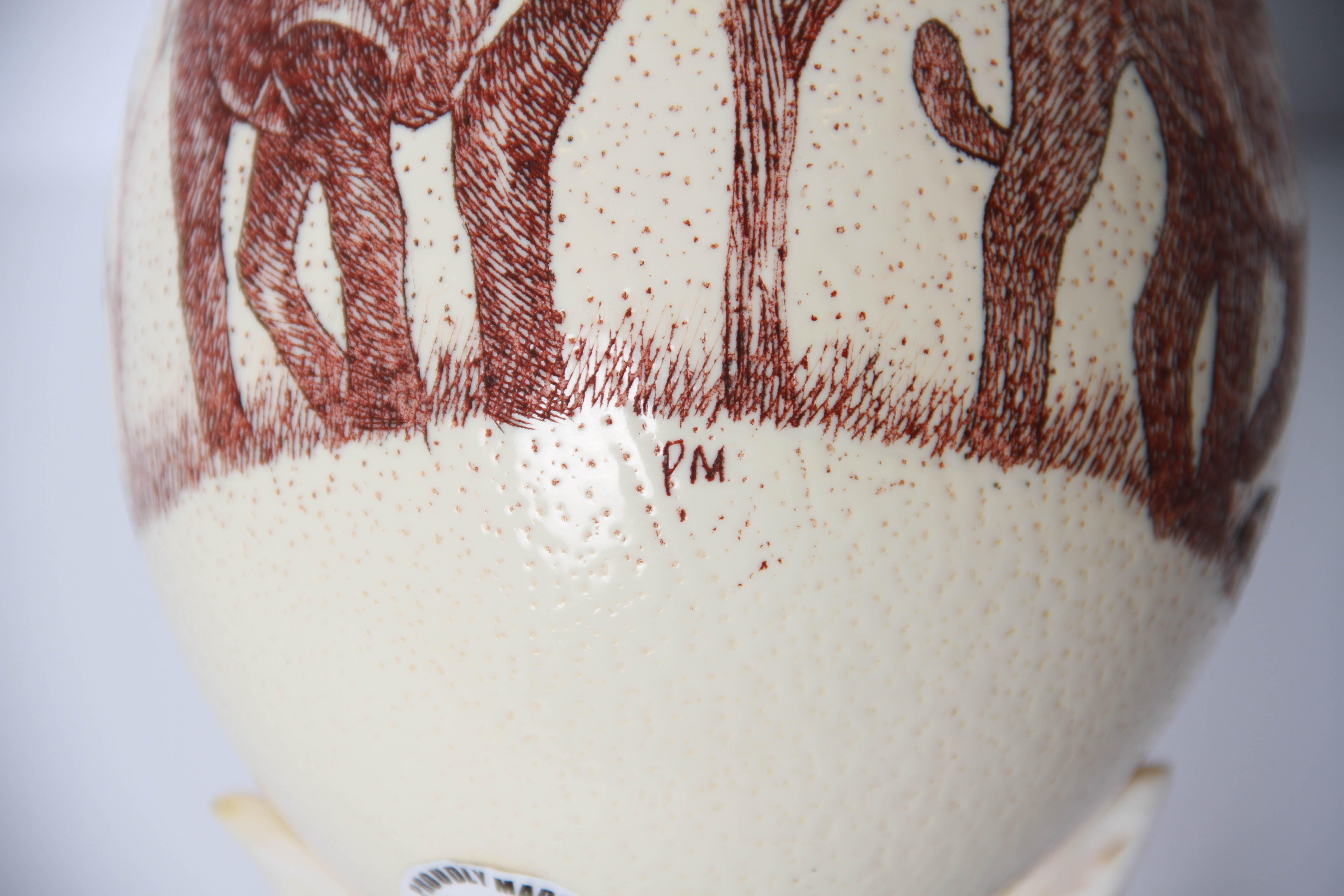 Ostrich Egg with Stand