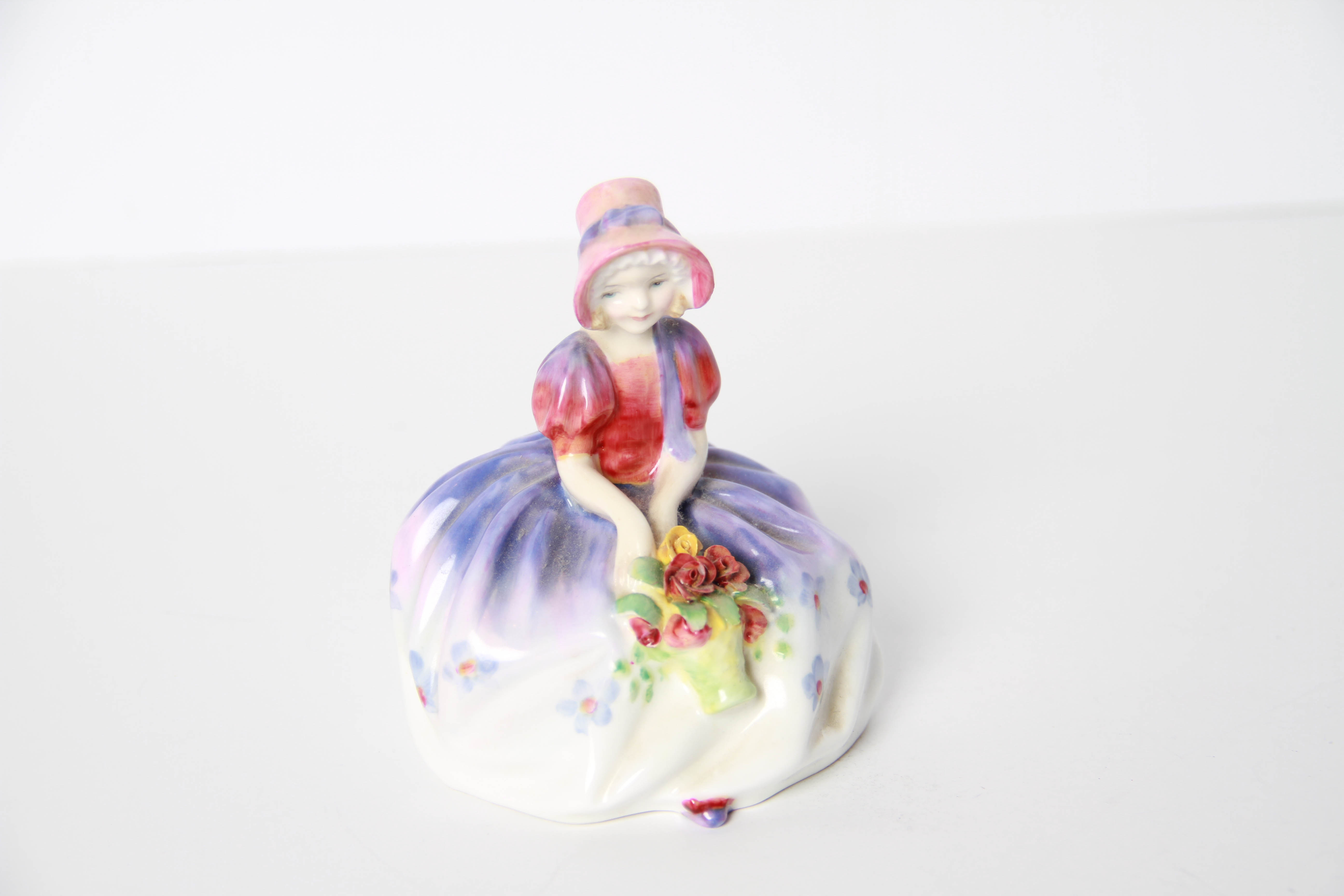 Decor Including Royal Doulton "Monica" Figurine,  Lefton China Bell and More