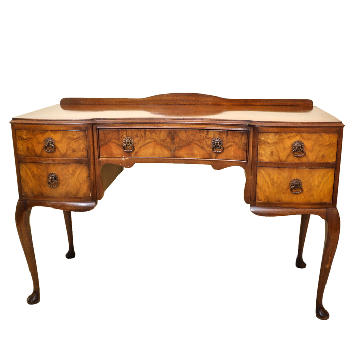 Vintage Queen Anne Style Desk by Beithcraft Furniture