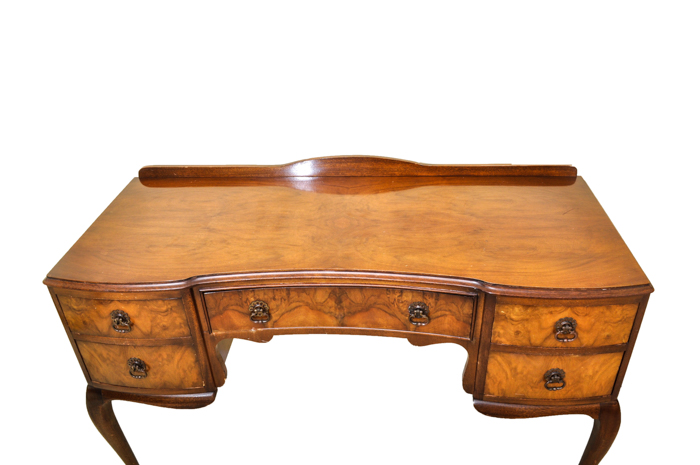 Vintage Queen Anne Style Desk by Beithcraft Furniture