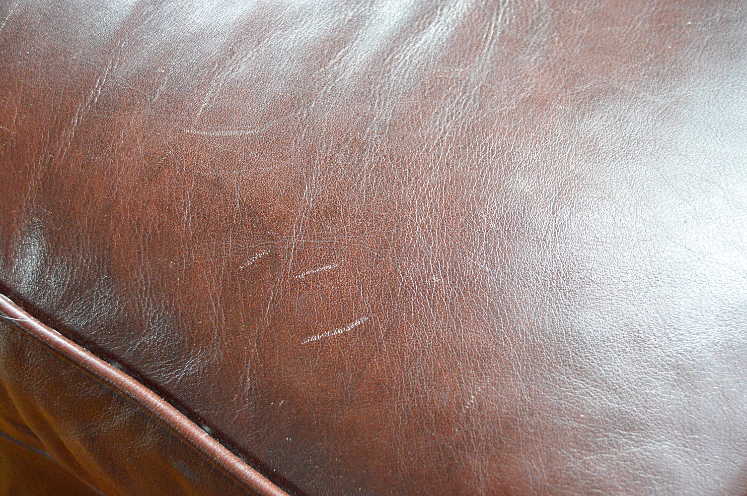 Chesterfield Style Leather Sofa