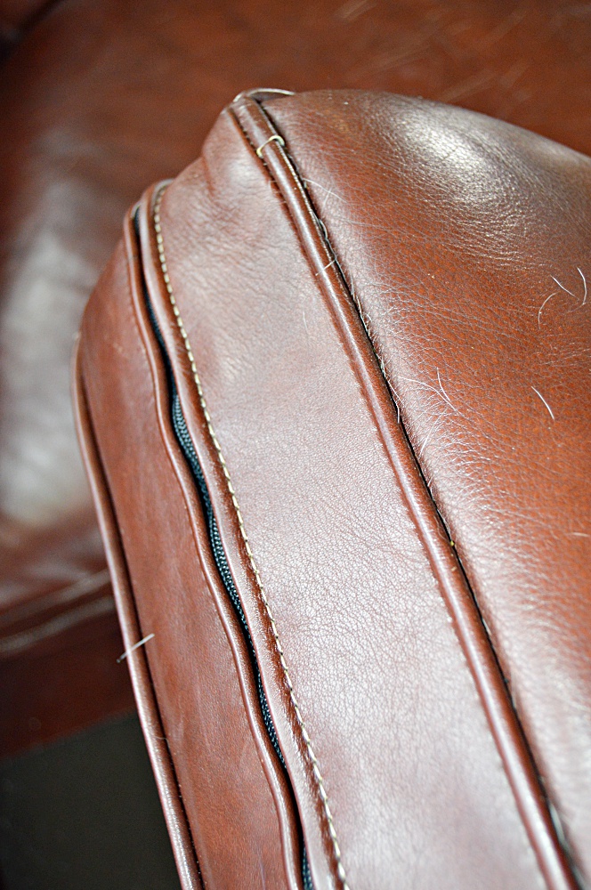 Chesterfield Style Leather Sofa