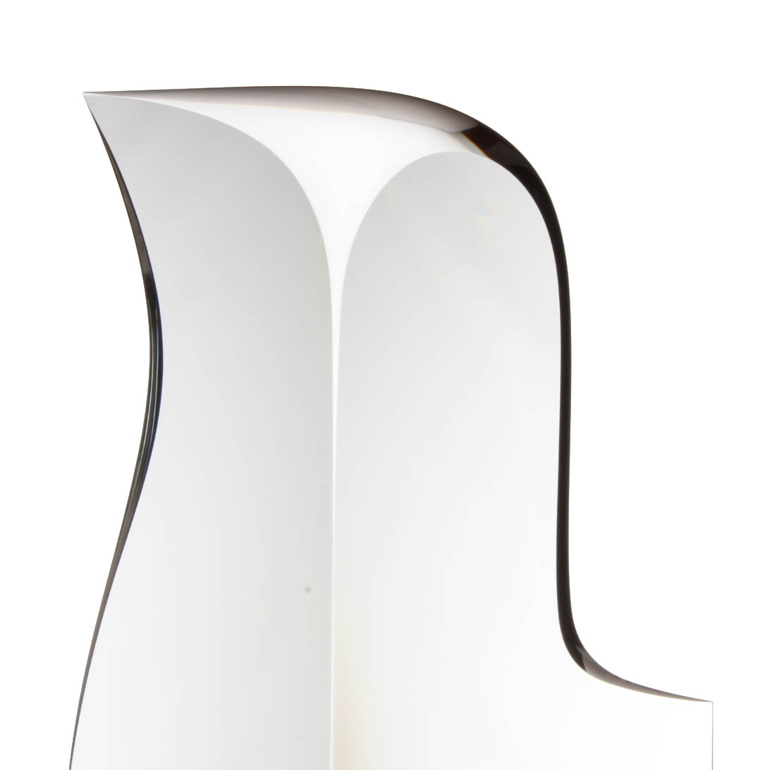 Christopher Reis Abstract Glass Sculpture "Embrace"