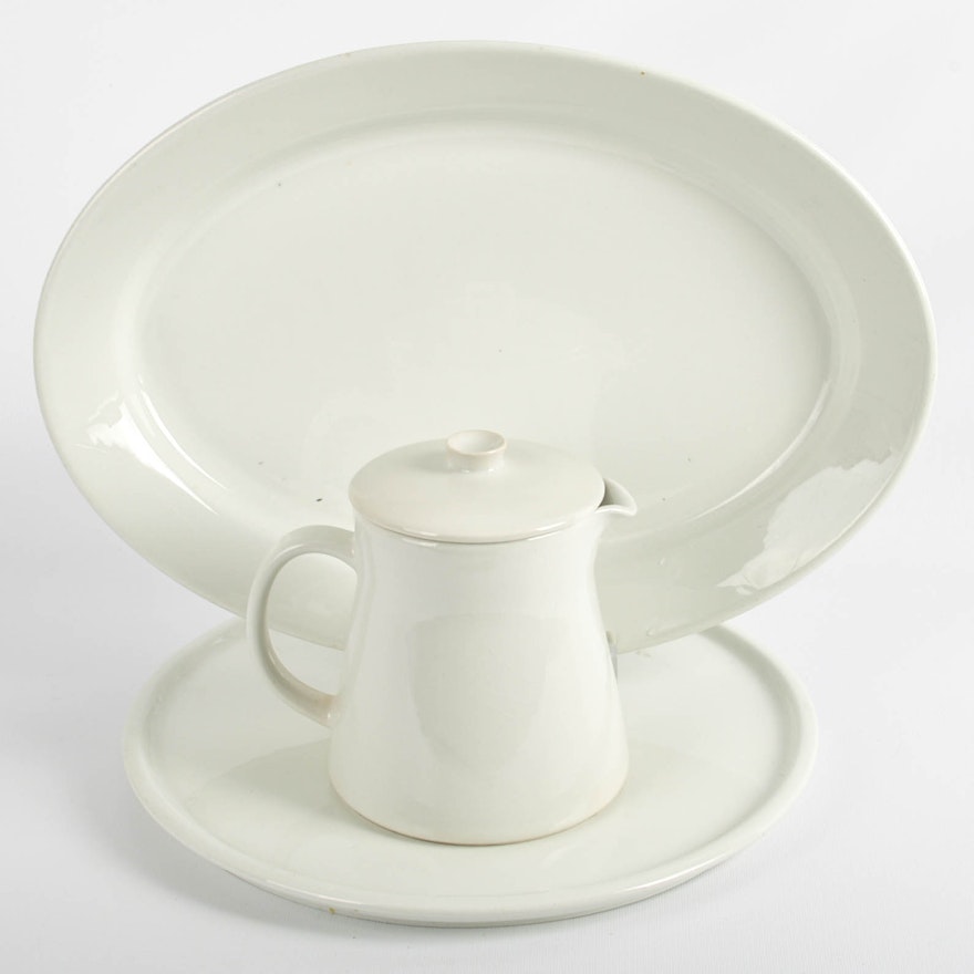 Vintage Arabia of Finland White China Tableware