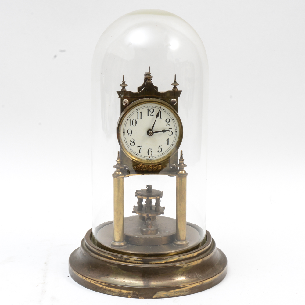 Domed Gustav Becker Anniversary Clock