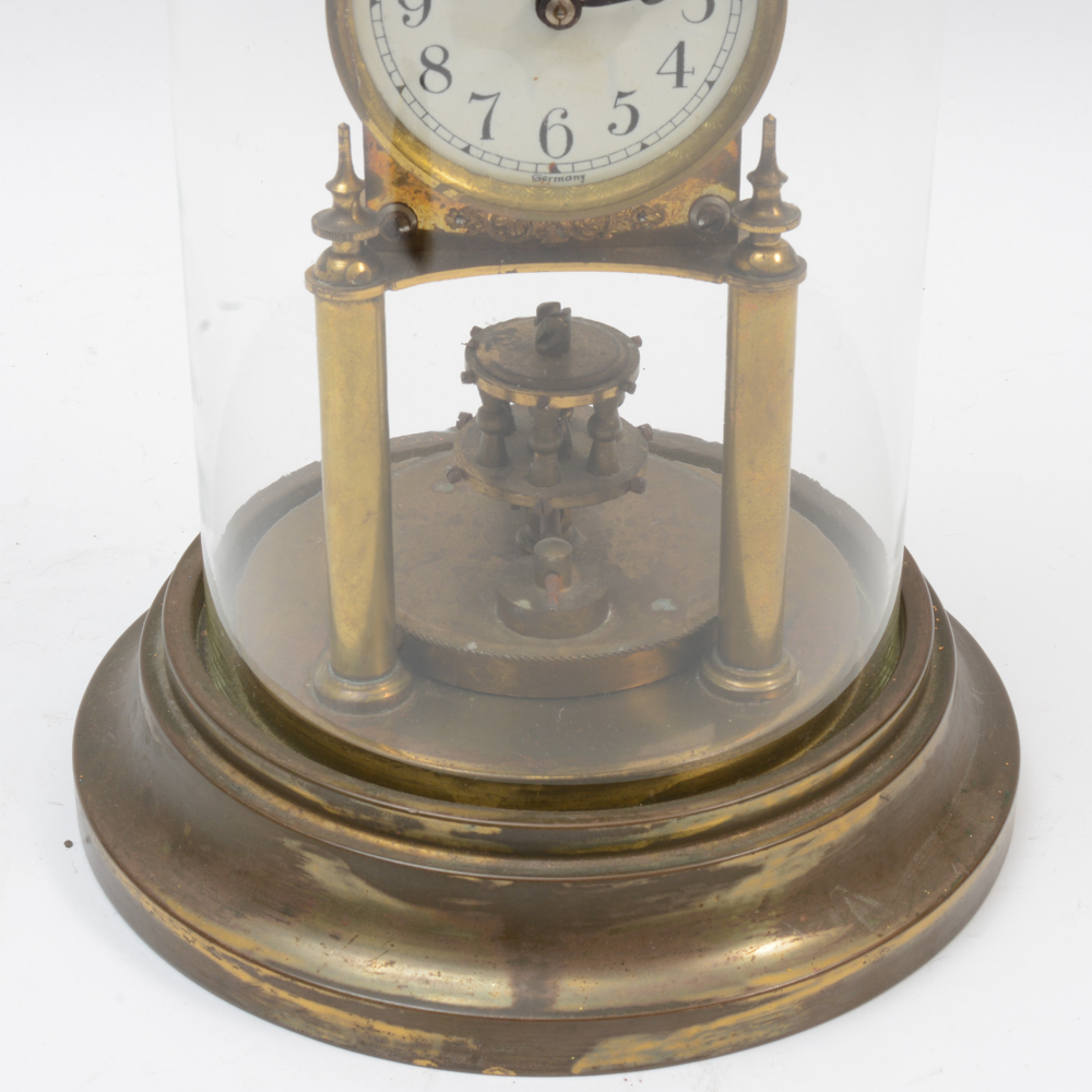 Domed Gustav Becker Anniversary Clock