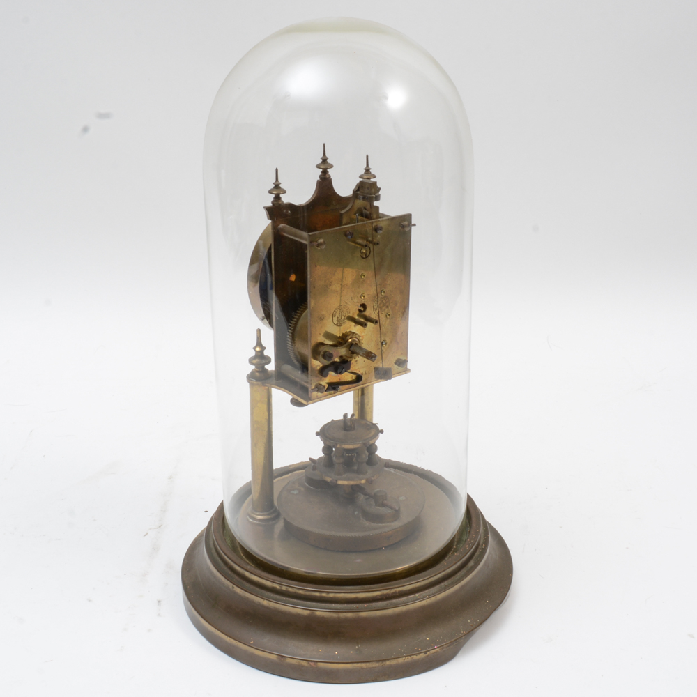 Domed Gustav Becker Anniversary Clock