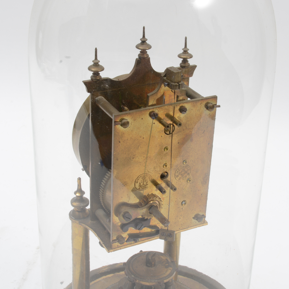 Domed Gustav Becker Anniversary Clock