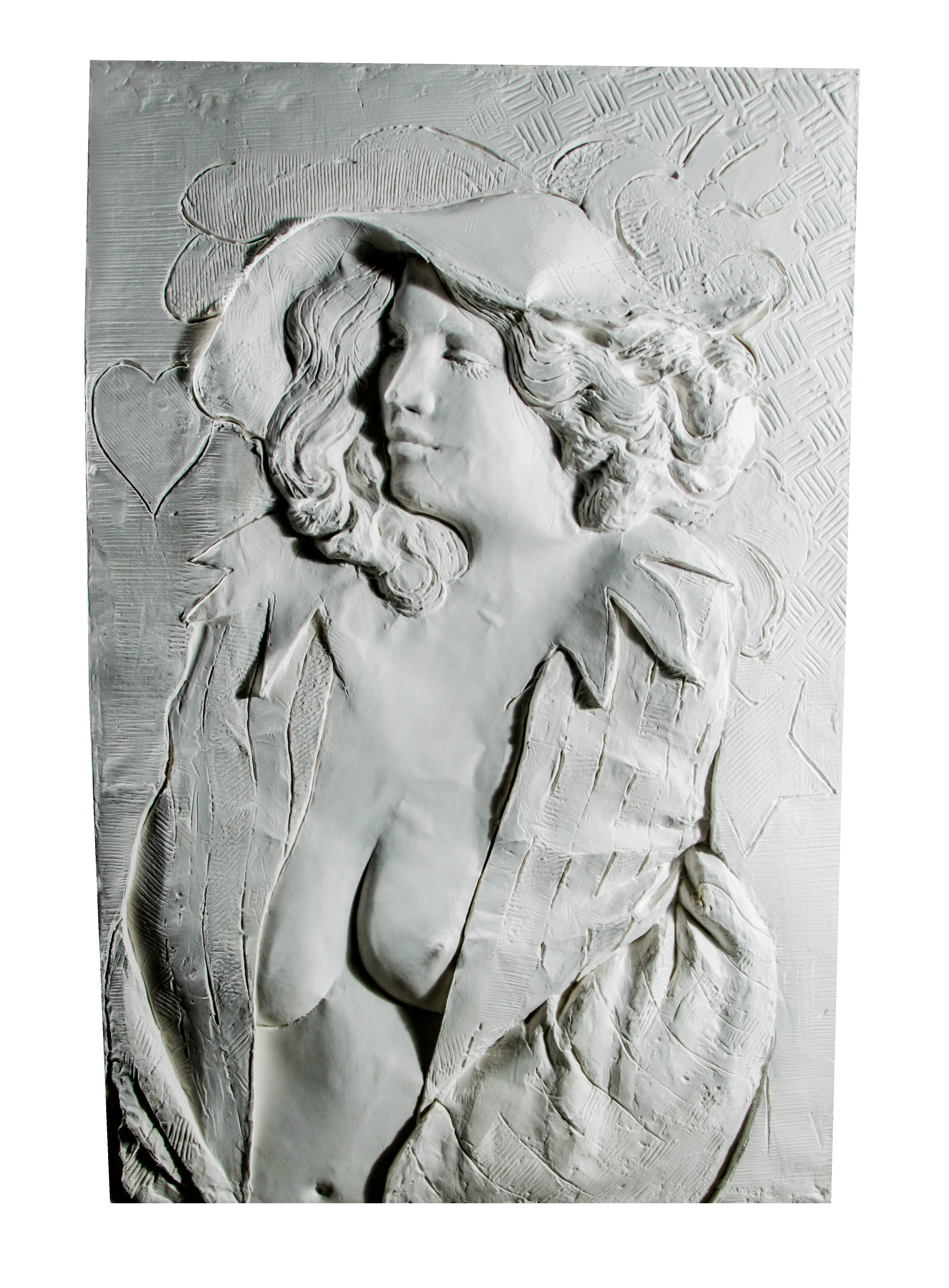 Frank Gallo Original Cast Paper Sculpture "The Actress"