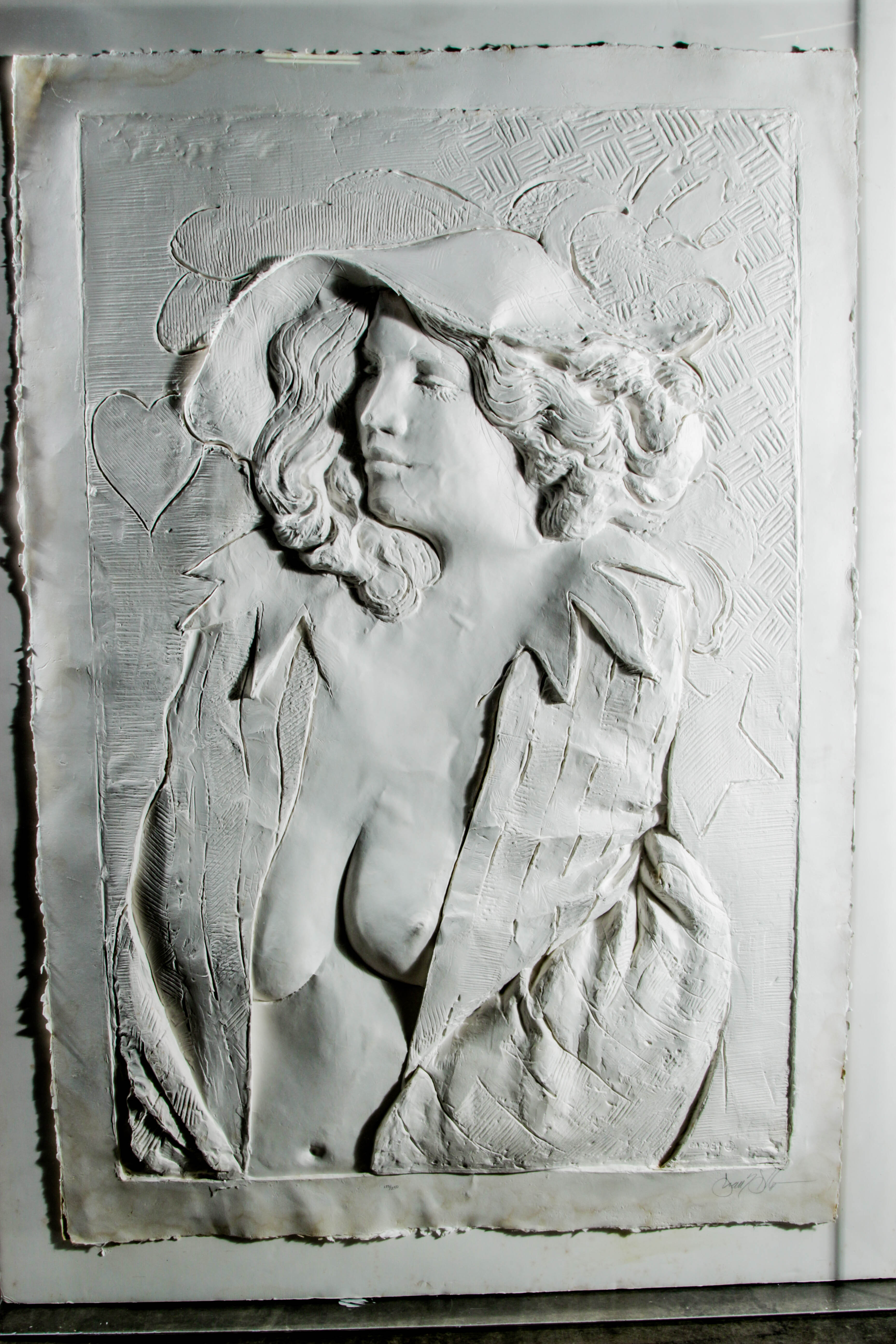 Frank Gallo Original Cast Paper Sculpture "The Actress"