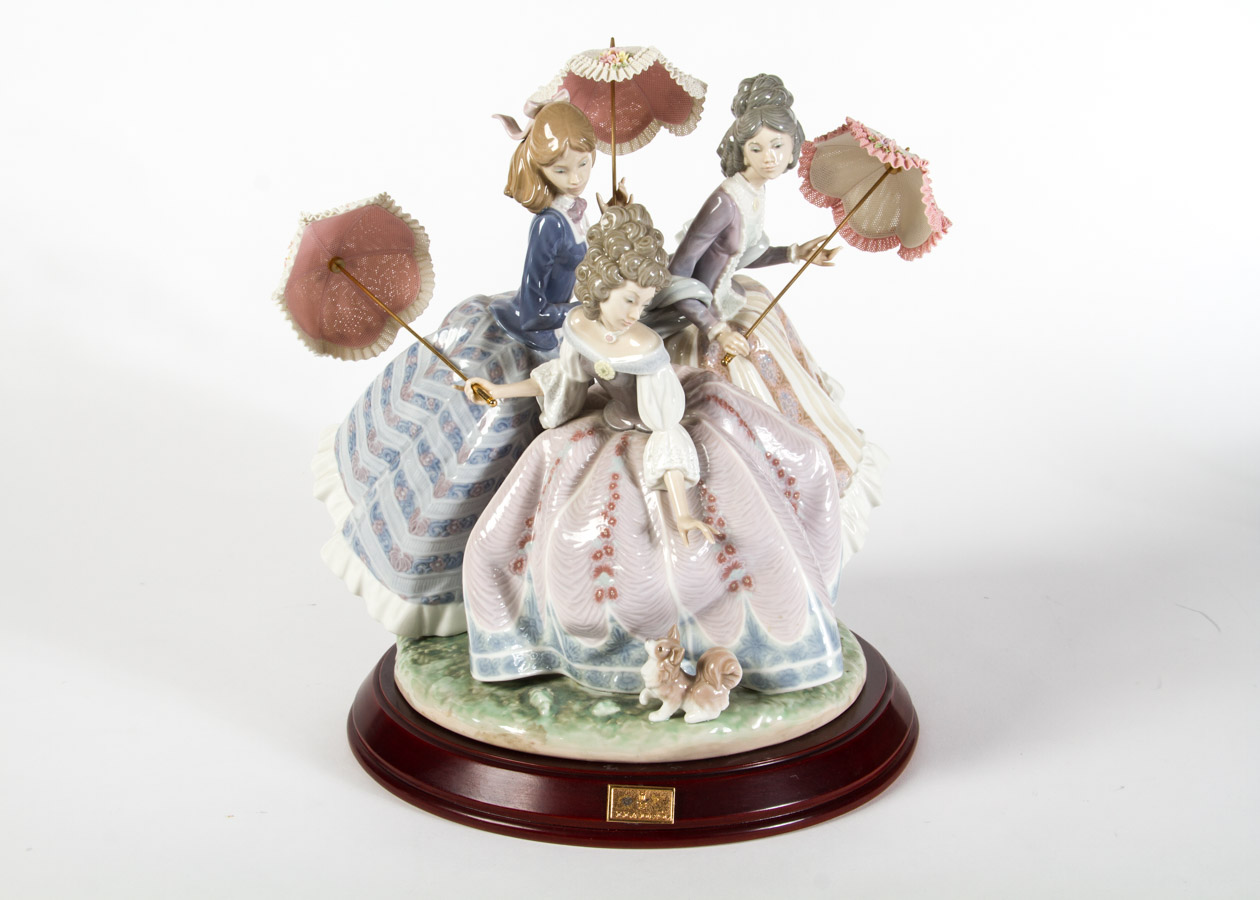 Limited Edition Lladro "Three Sisters" Porcelain Figurine