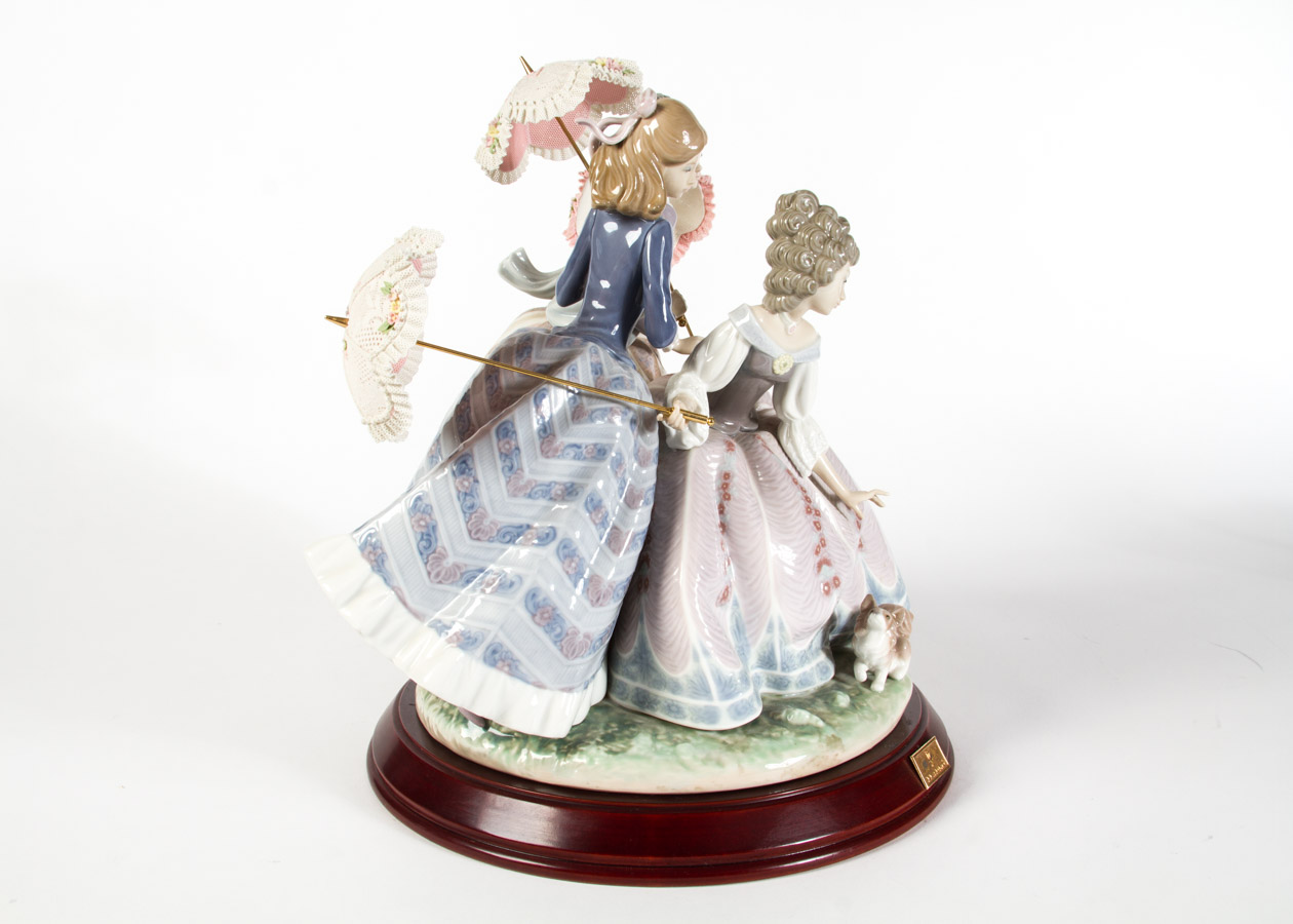 Limited Edition Lladro "Three Sisters" Porcelain Figurine