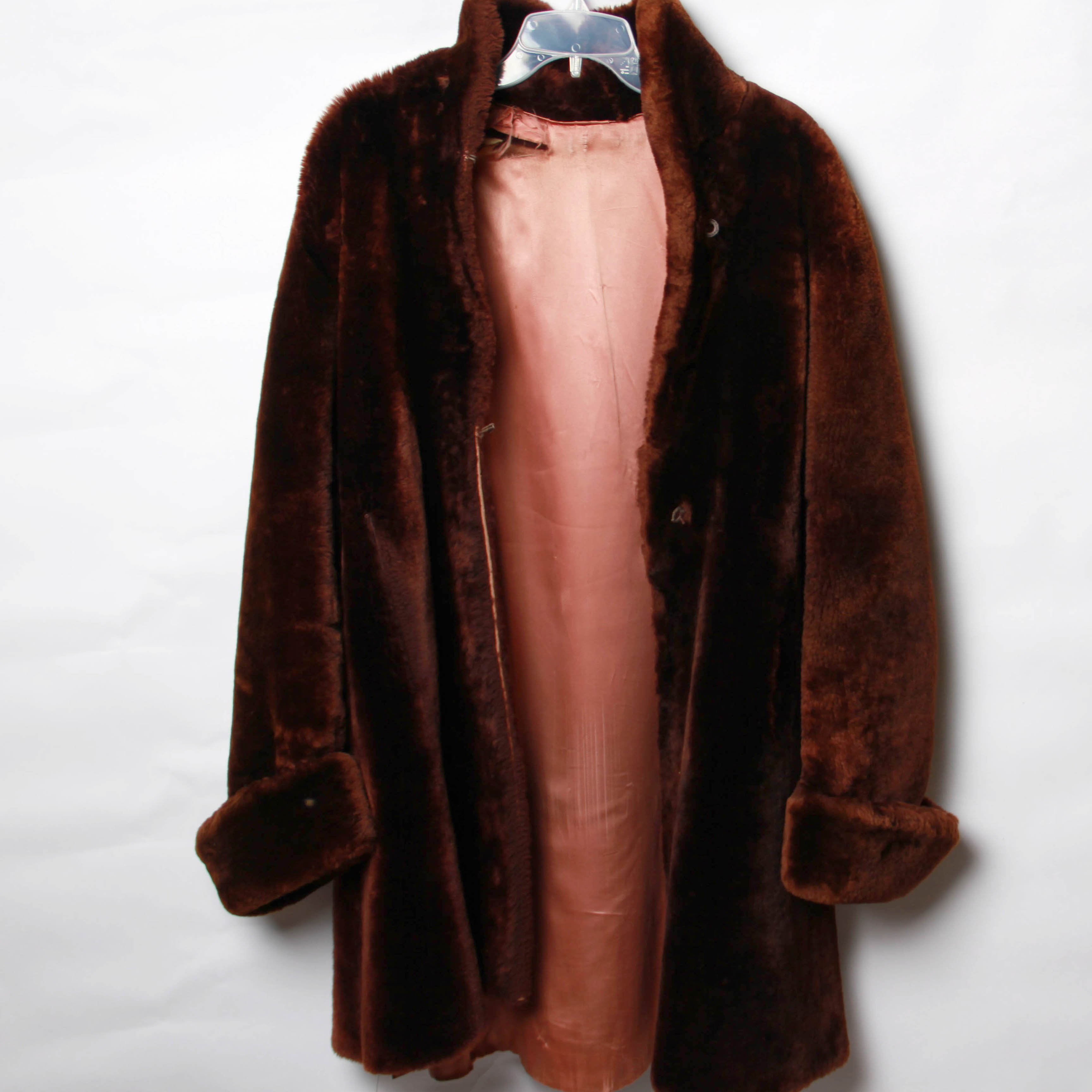 Laskin Mouton Dyed Lamb Coat