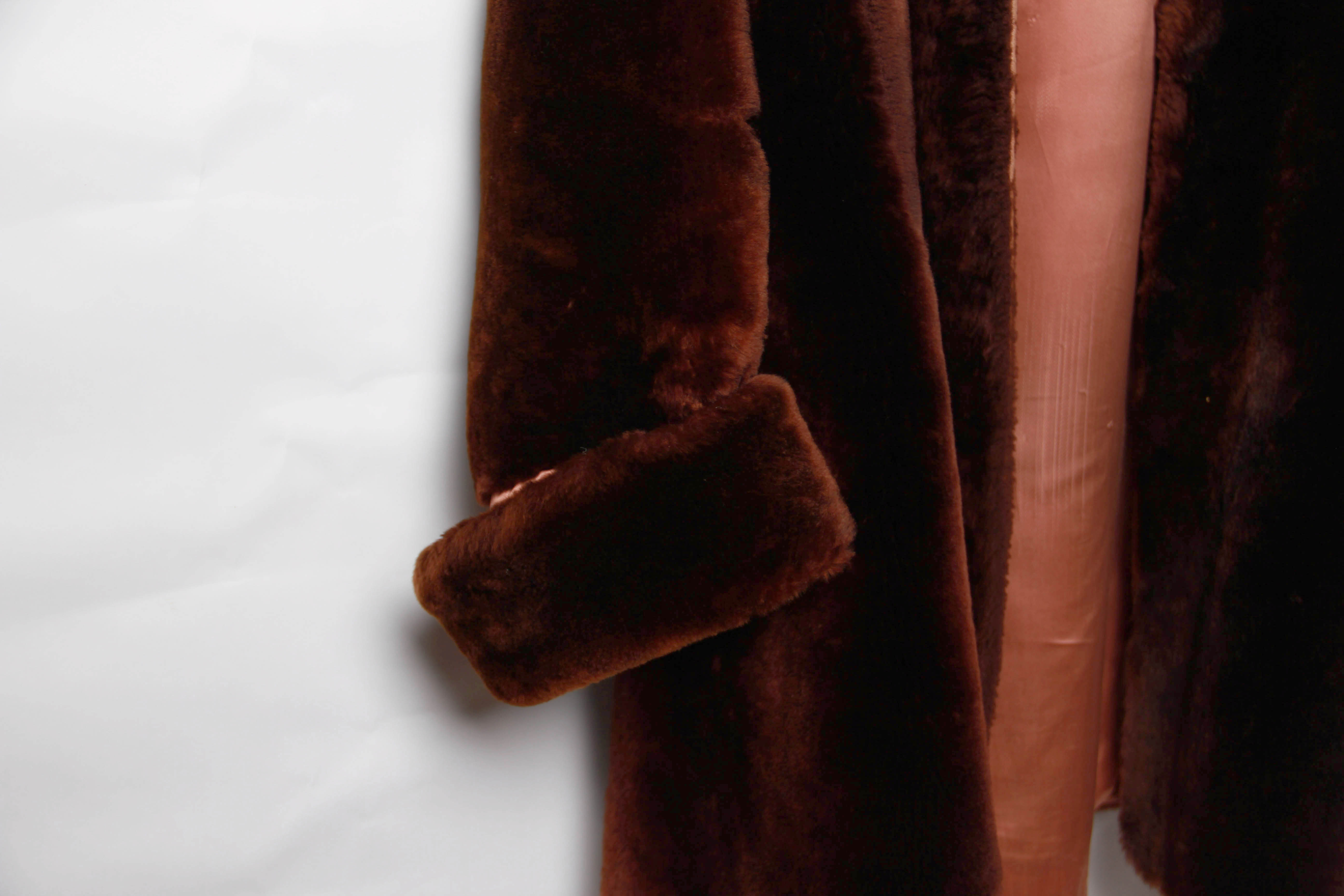 Laskin Mouton Dyed Lamb Coat