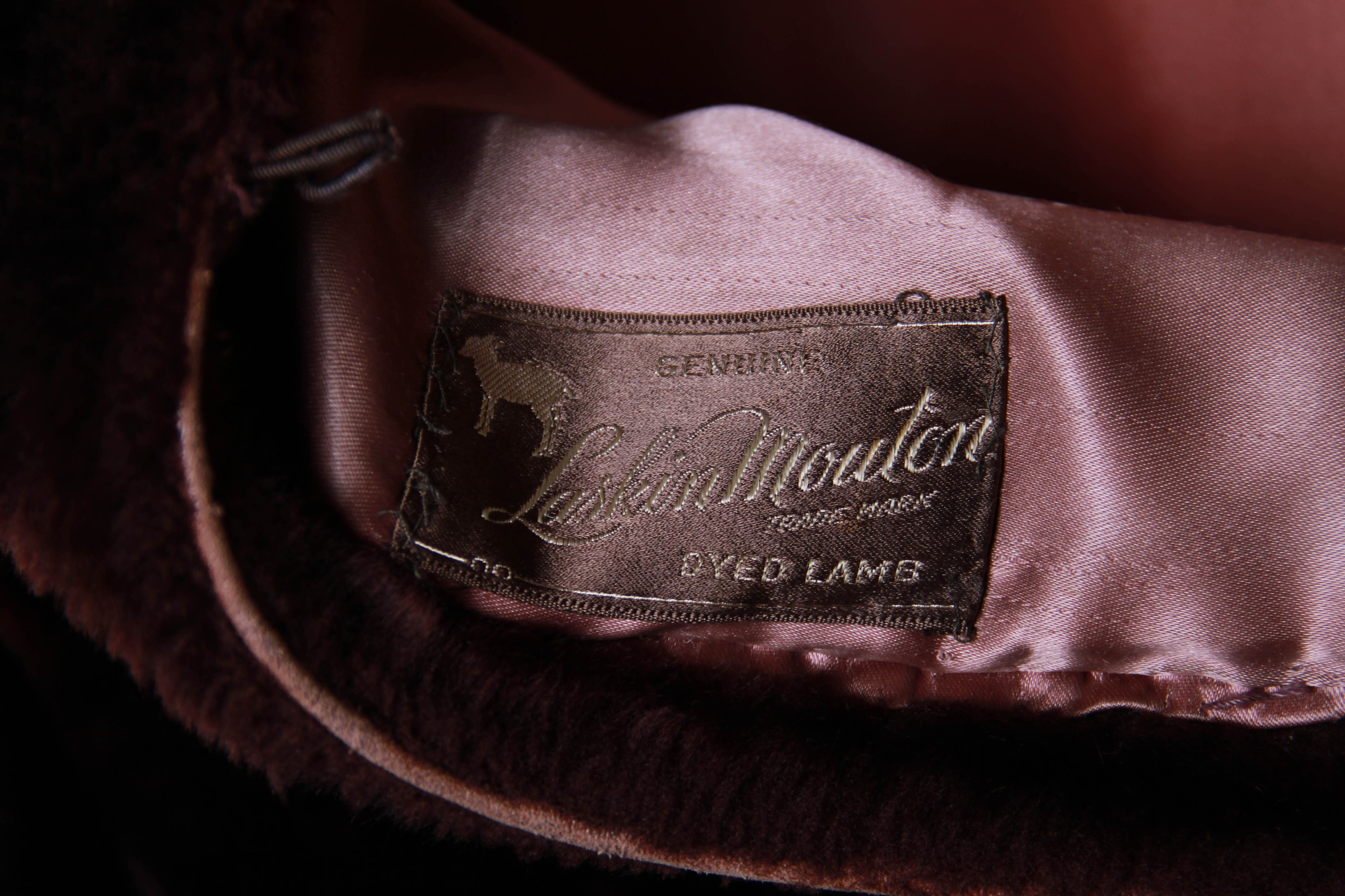 Laskin Mouton Dyed Lamb Coat