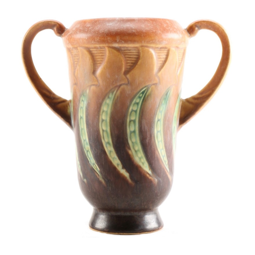 Roseville Falline Brown Vase